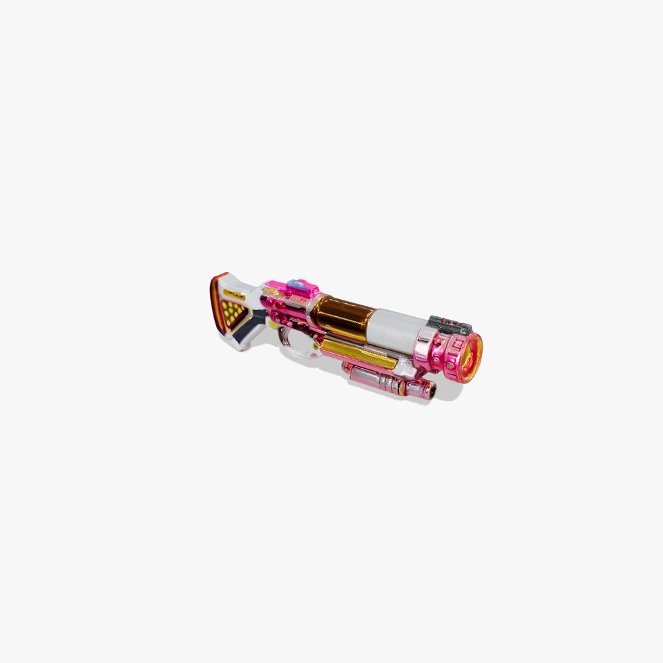 Vibrant Neon Blaster model pack